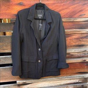 Women's Jacket black gauze cotton
Fully lined